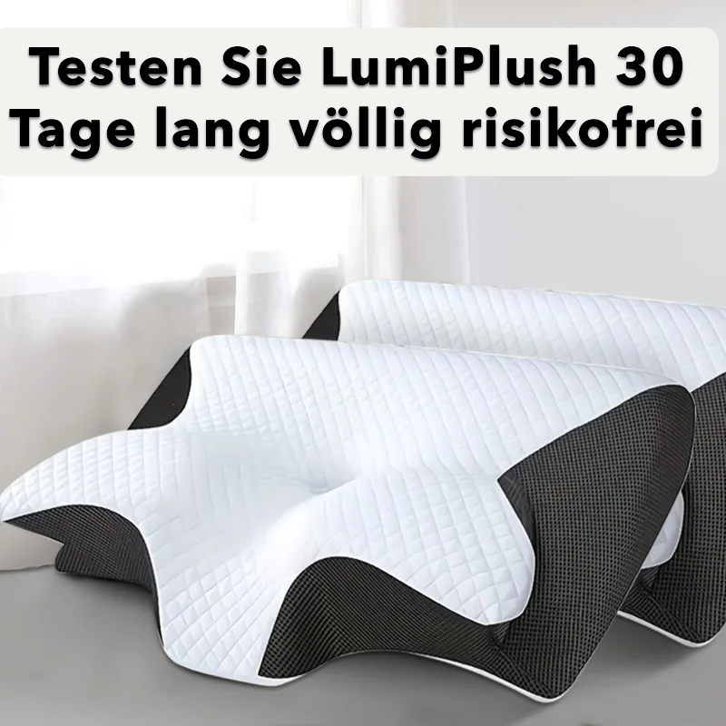 LumiPlush™ NackenKissen – Für entspannten Nacken & besseren Schlaf
