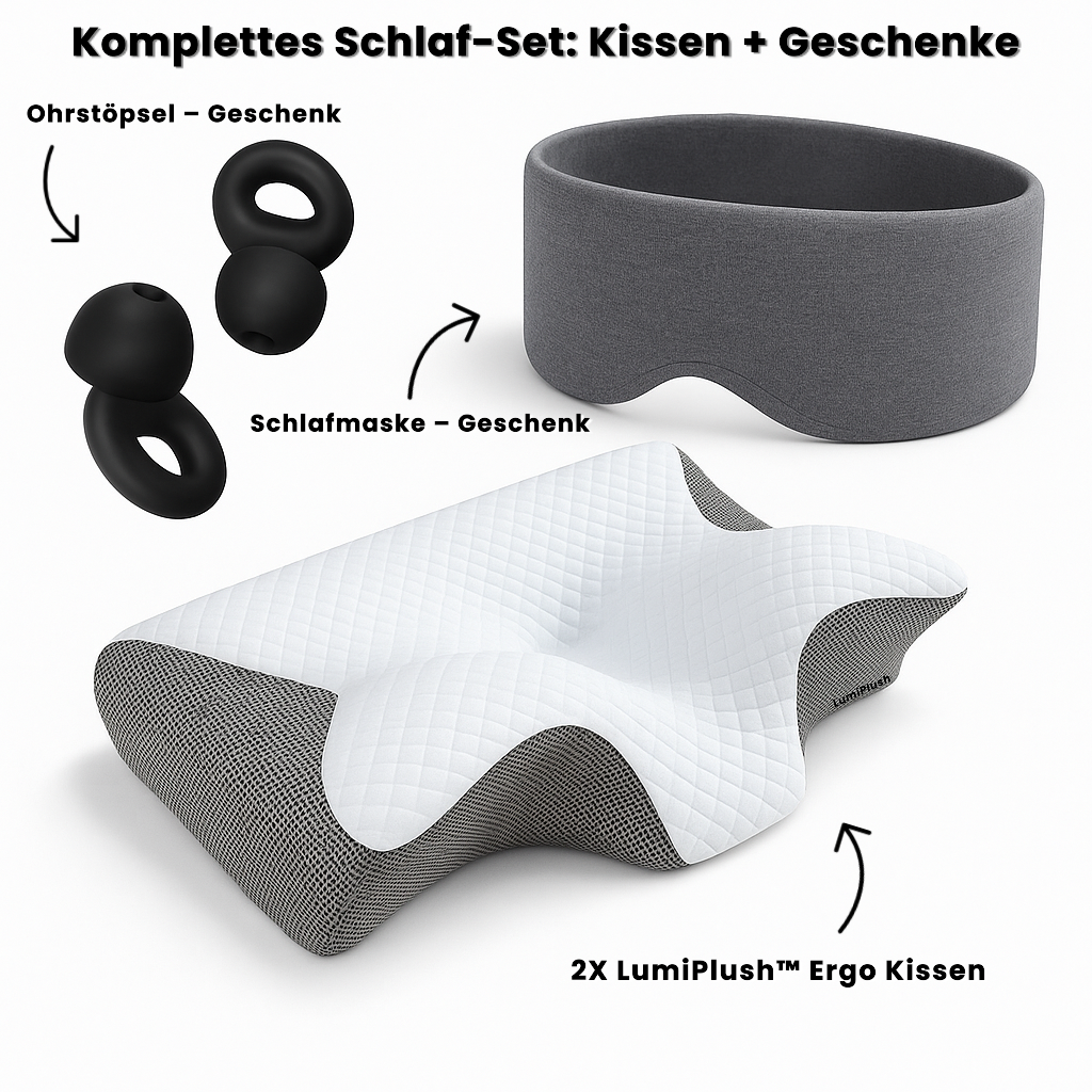LumiPlush™ NackenKissen – Für entspannten Nacken & besseren Schlaf