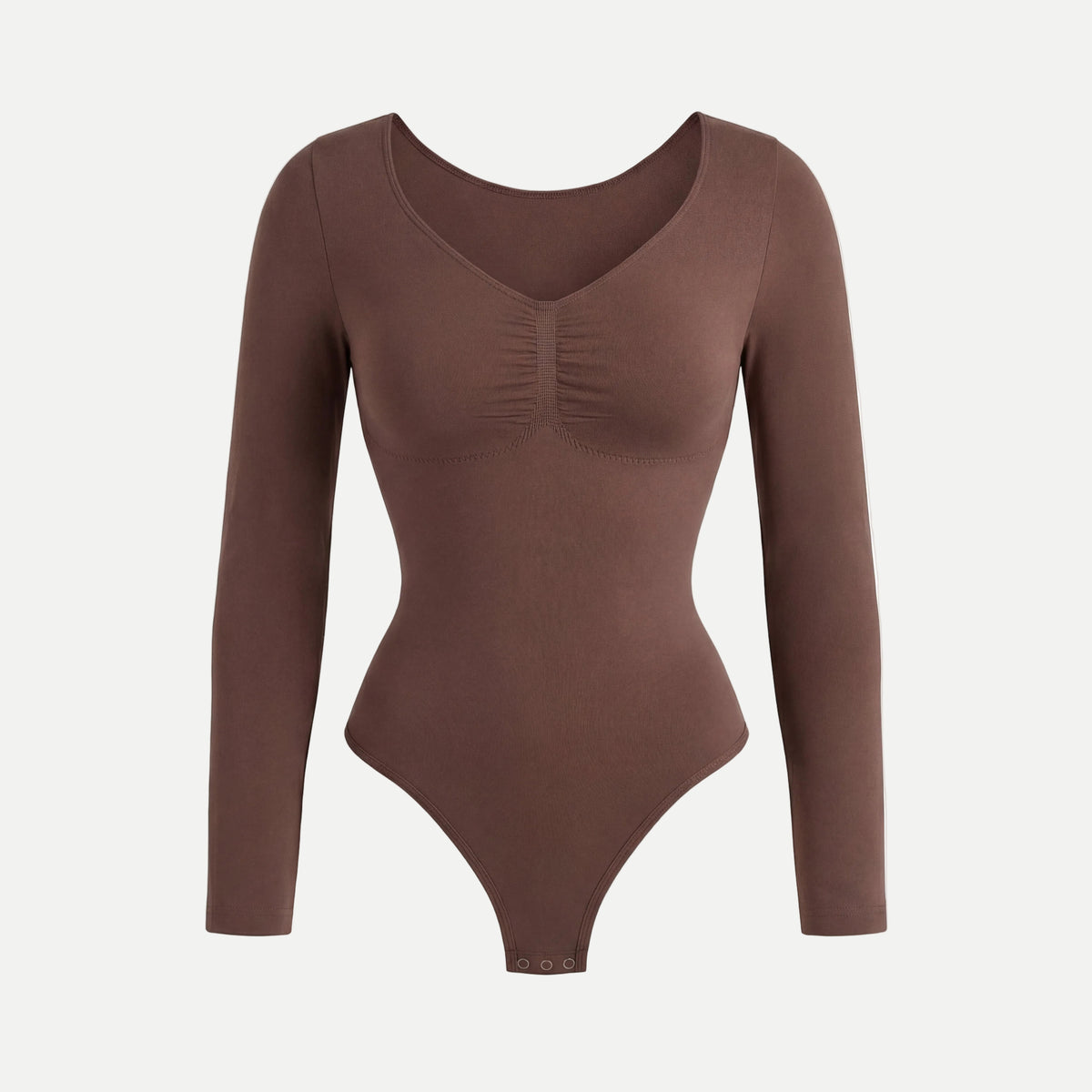 Figurformender Shapewear Bodysuit Longsleeve mit String