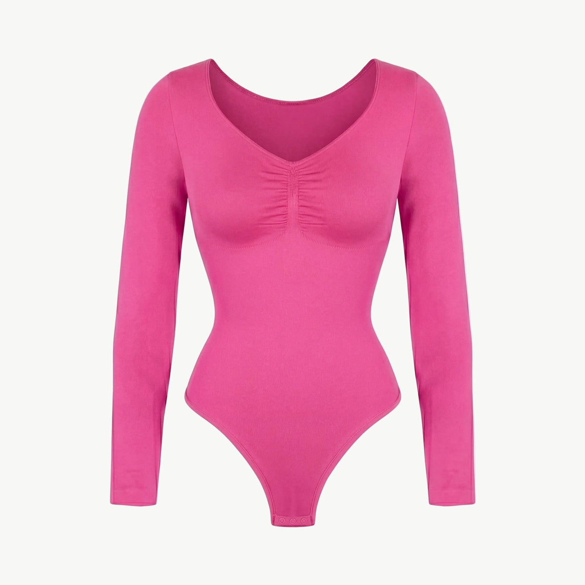 Figurformender Shapewear Bodysuit Longsleeve mit String