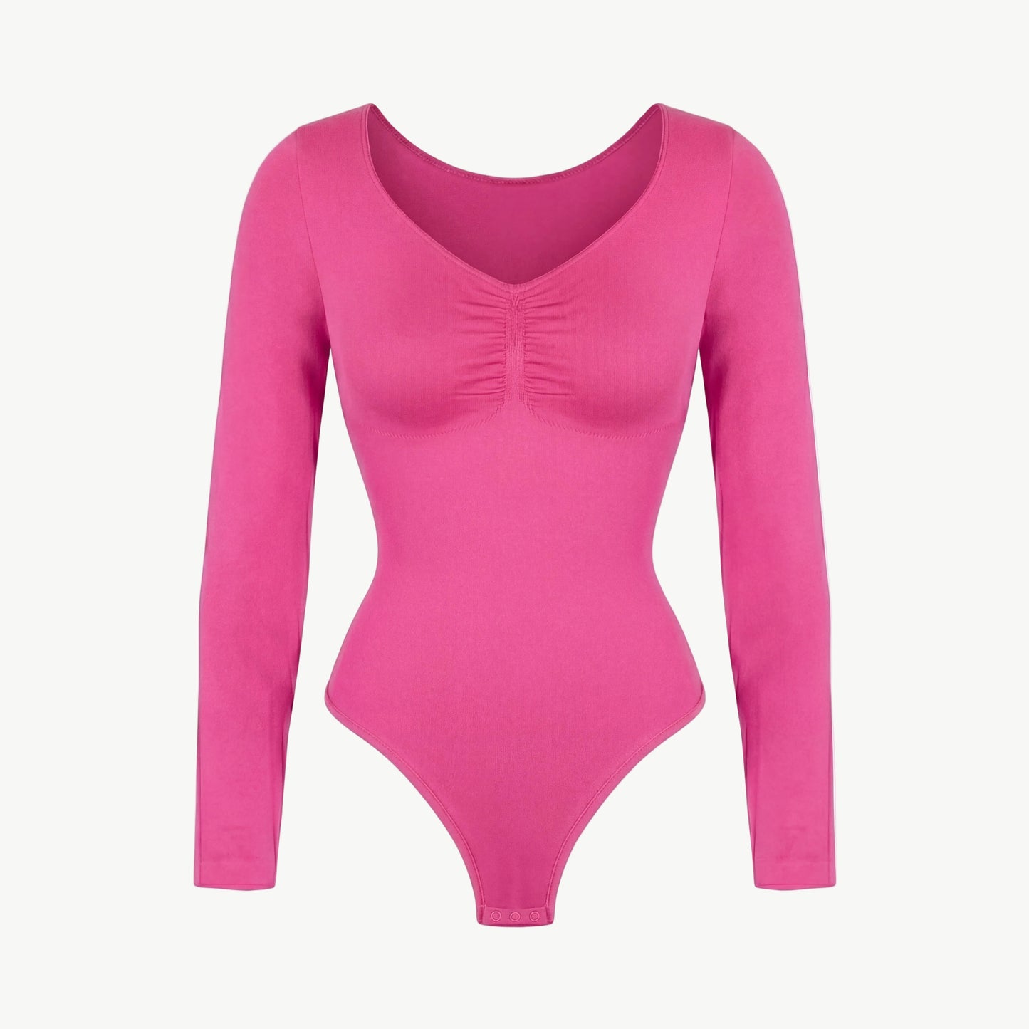 Figurformender Shapewear Bodysuit Longsleeve mit String